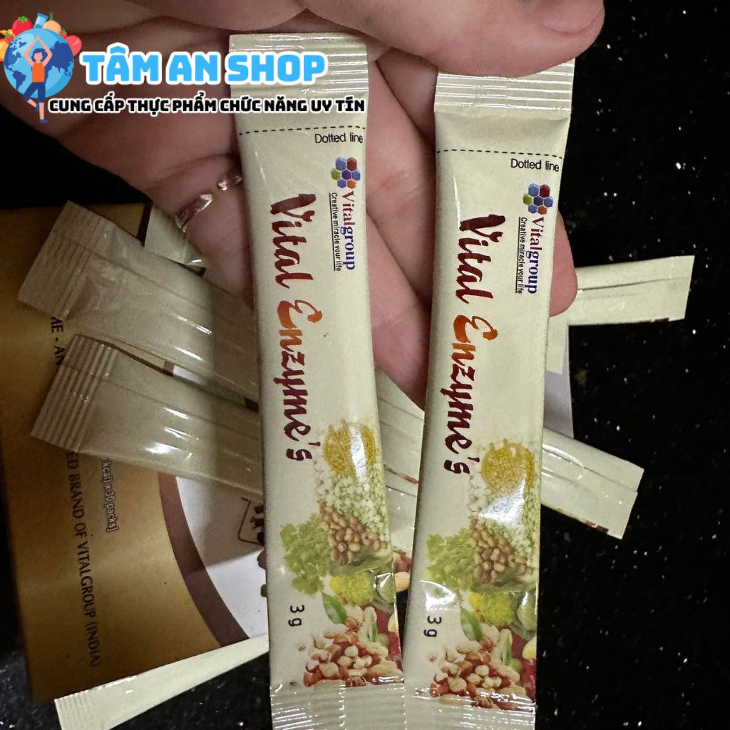 Đối tượng dùng vital enzyme