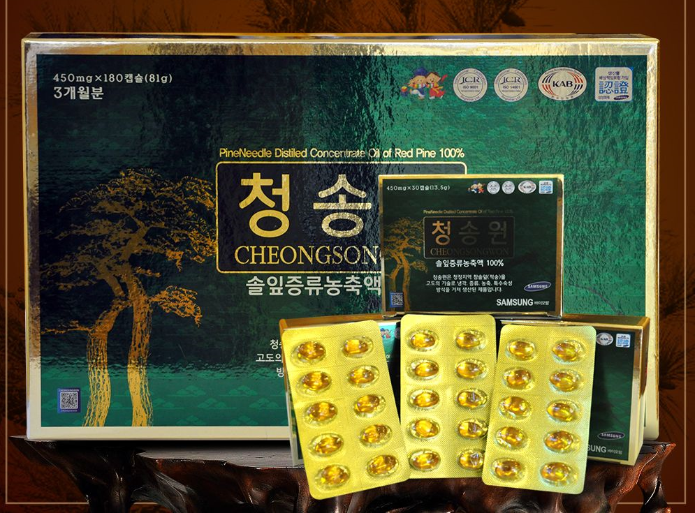 Dầu thông hàn QUốc