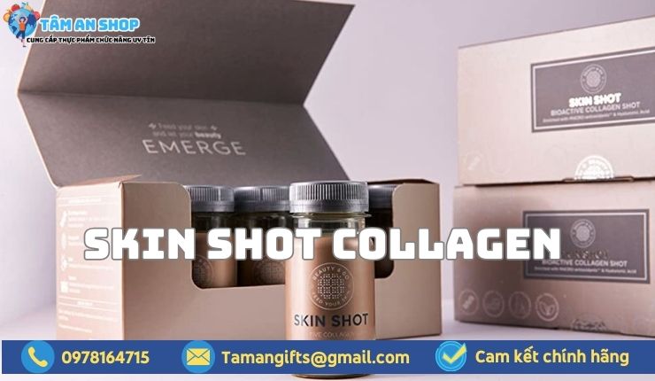 Skin Shot collagen hộp 10 lọ chính hãng giá tốt