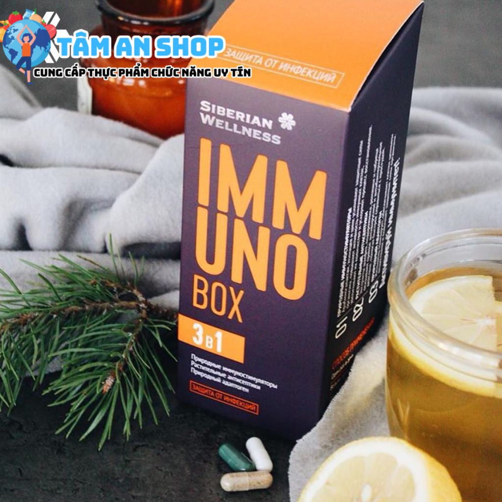 Sản phẩm viên uống Immuno Box Siberian gồm những thành phần gì?