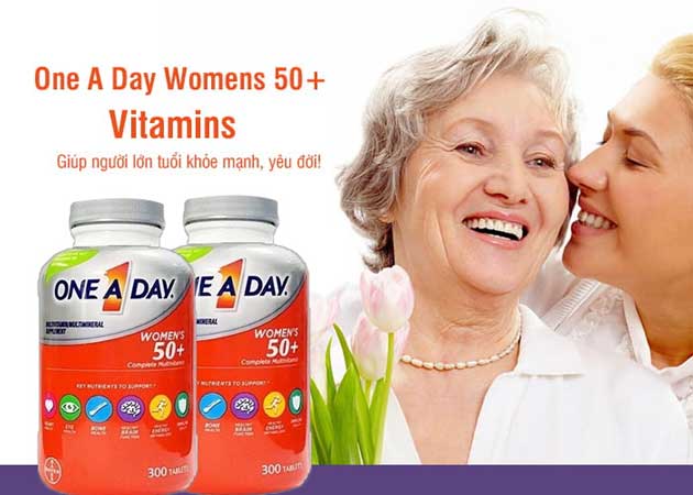 One A Day For Women 50+ đem lại nhiều lợi ích tuyệt vời cho sức khỏe
