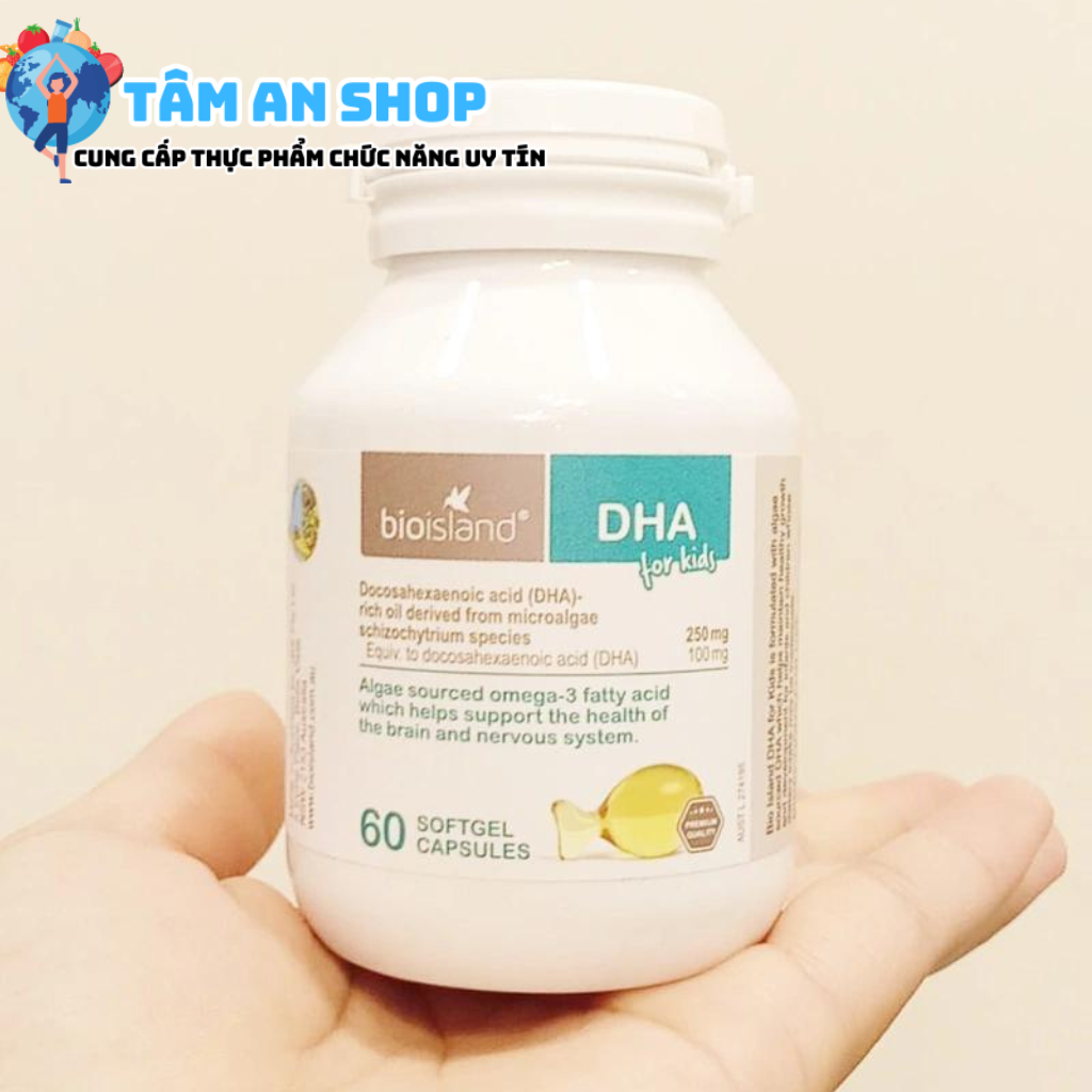 Bio Island DHA là dinh dưỡng bổ sung dầu cá DHA từ Úc