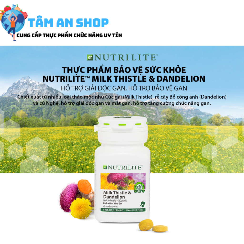 Thông tin Nutrilite Milk Thistle & Dandelion