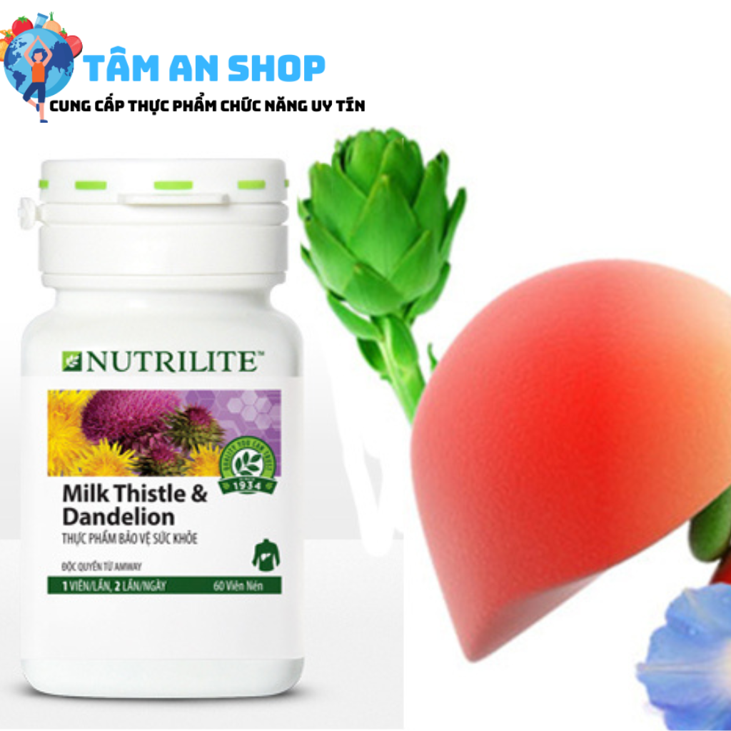 Nutrilite Milk Thistle & Dandelion giúp ngăn chặn nhiều vấn đề gây nên với gan