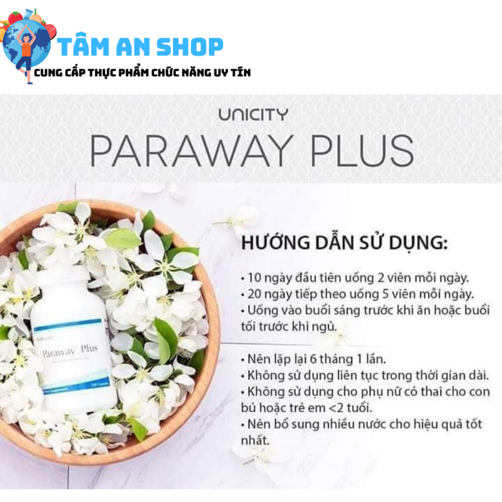 Paraway Plus Unicity có giá 565.000 vnđ tại Tâm An