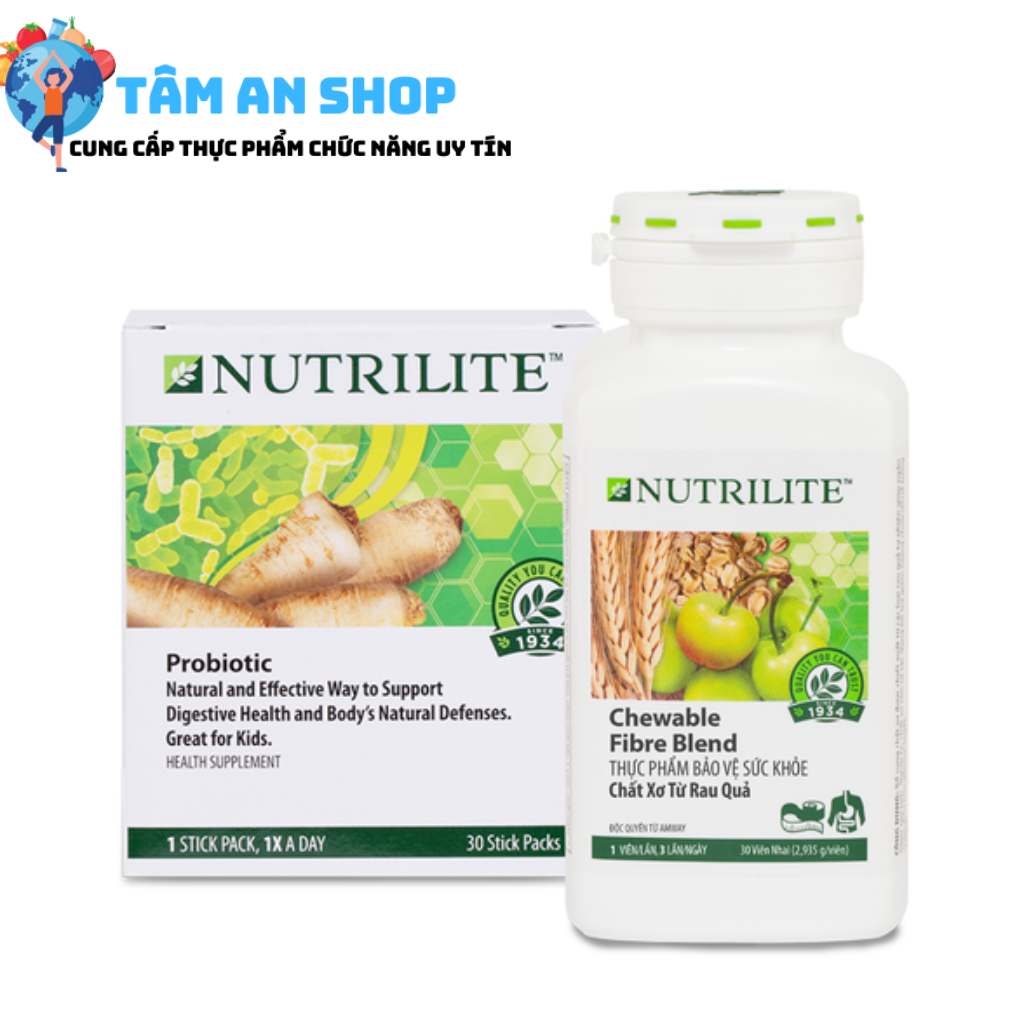 Nutrilite Chewable giúp đảm bảo cho cơ thể bạn đầy đủ hàm lượng chất xơ