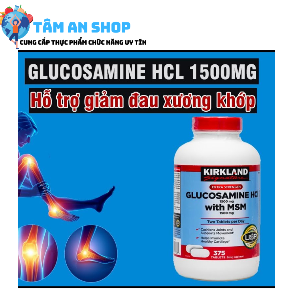 Lưu ý: Hiệu quả của Glucosamine 1500mg USA sẽ phụ thuộc theo thể trạng của từng người.