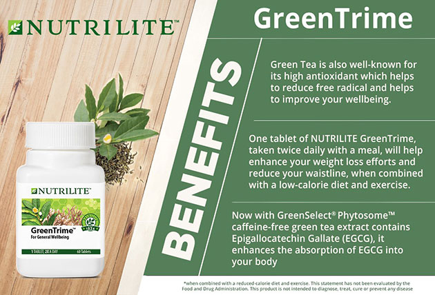 Công dụng mà cơ thể nhận được từ Nutrilite GreenTrime là gì?