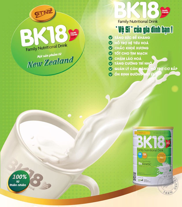 Sữa dinh dưỡng BK18