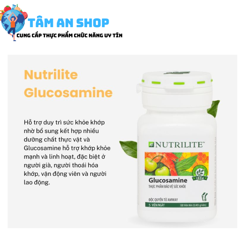 Nutrilite Glucosamine và công dụng đối với sức khỏe