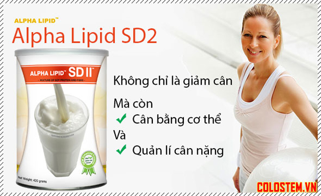 Giảm cân an toàn nhờ Alpha Lipid SD2