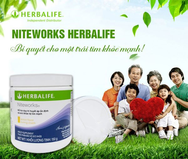 Herbalife Niteworks chứa nhiều thành phần dinh dưỡng