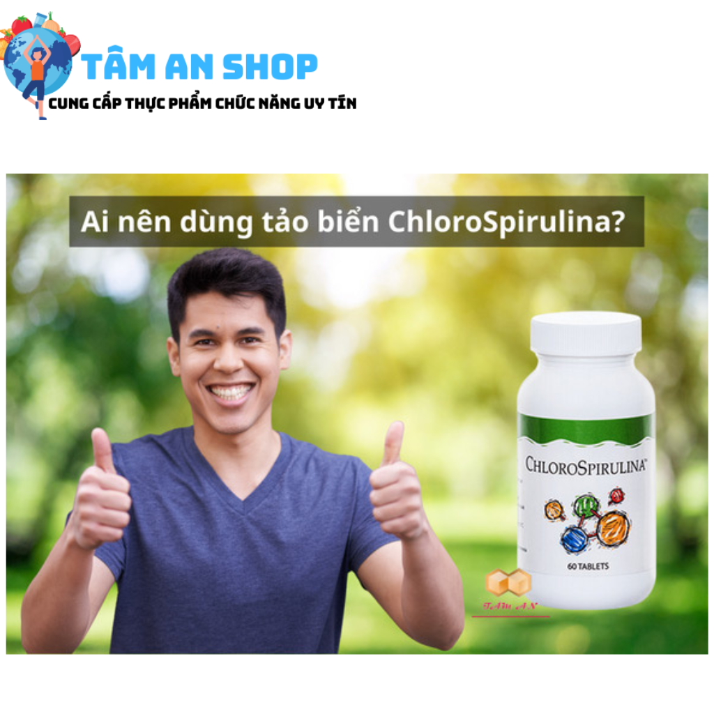 Tảo xoắn ChloroSpirulina phù hợp với nhiều đối tượng
