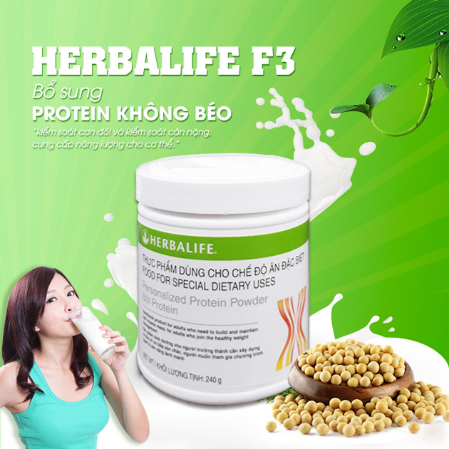 Tìm hiểu về Protein Herbalife F3