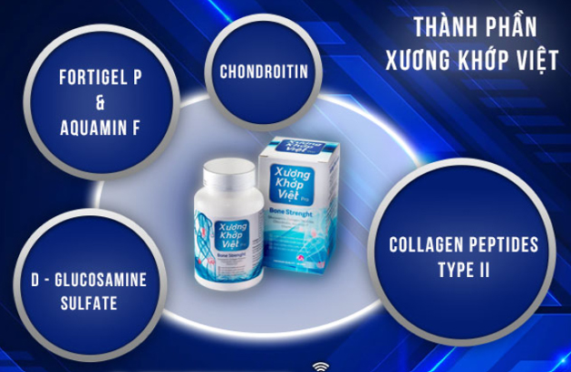 Thành phần cấu tạo nên Xương khớp Việt Pro