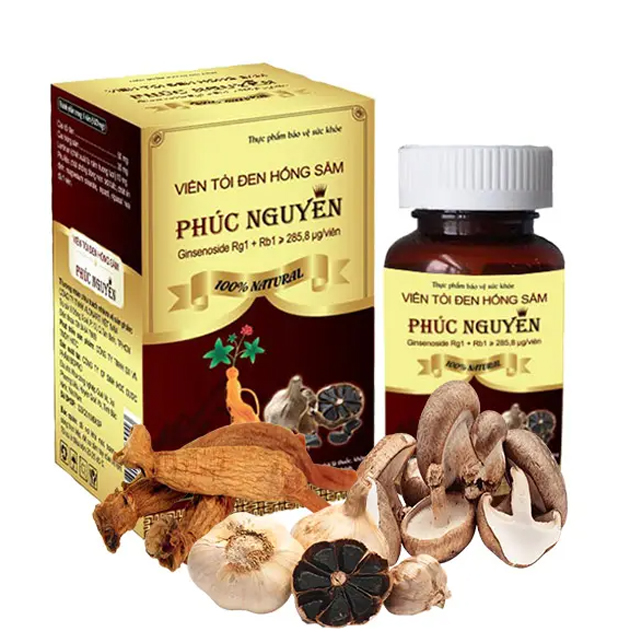 Sản phẩm Tỏi đen hồng sâm Phúc Nguyên