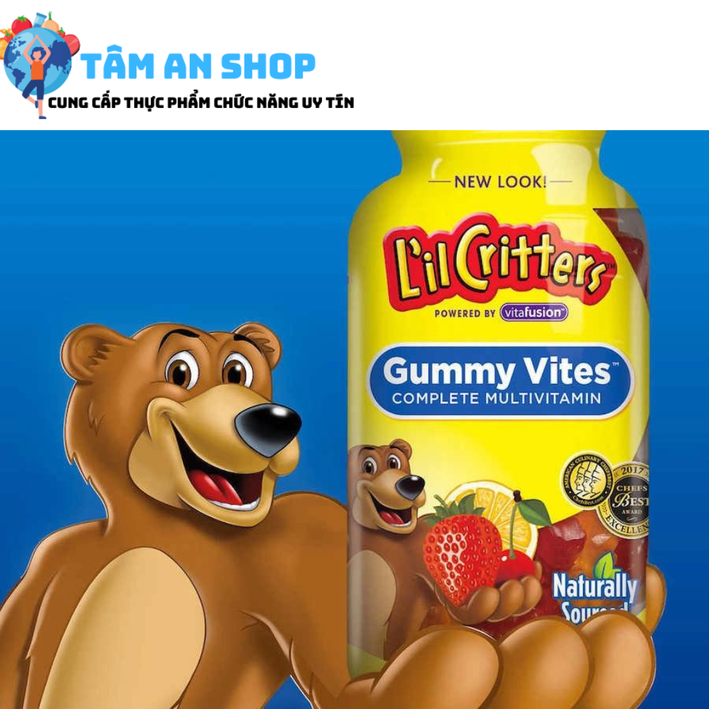 L’il Critter Gummy Vites chăm sóc sức khỏe của trẻ