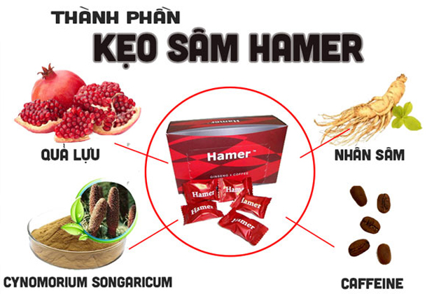 Chiết xuất nhân sâm giúp Hamer thêm phần bổ dưỡng