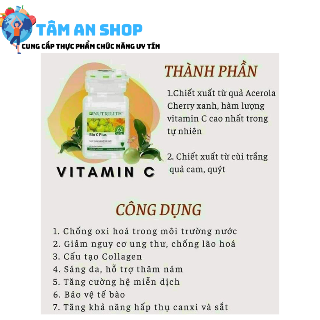 Bio C Plus bổ sung vitamin C cơ thể cần