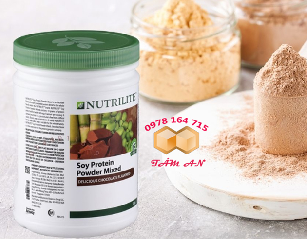 Protein Nutrilite có chứa cacao tạo nên vị socola đặc biệt