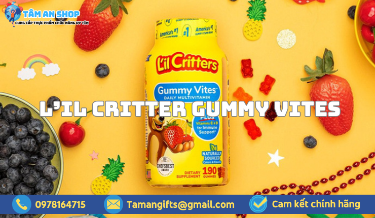 Kẹo dẻo L’il Critter Gummy Vites