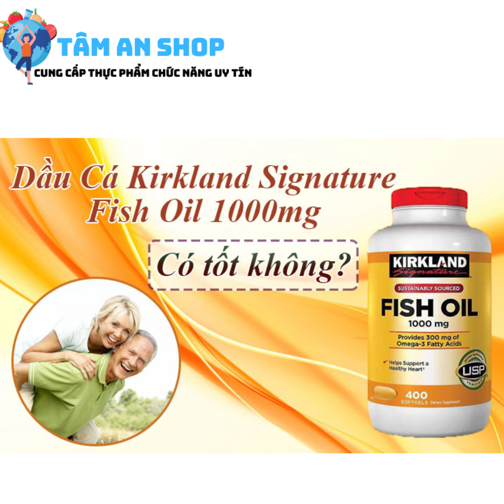 Dầu cá Kirkland- thực phẩm bổ sung toàn diện cho cơ thể