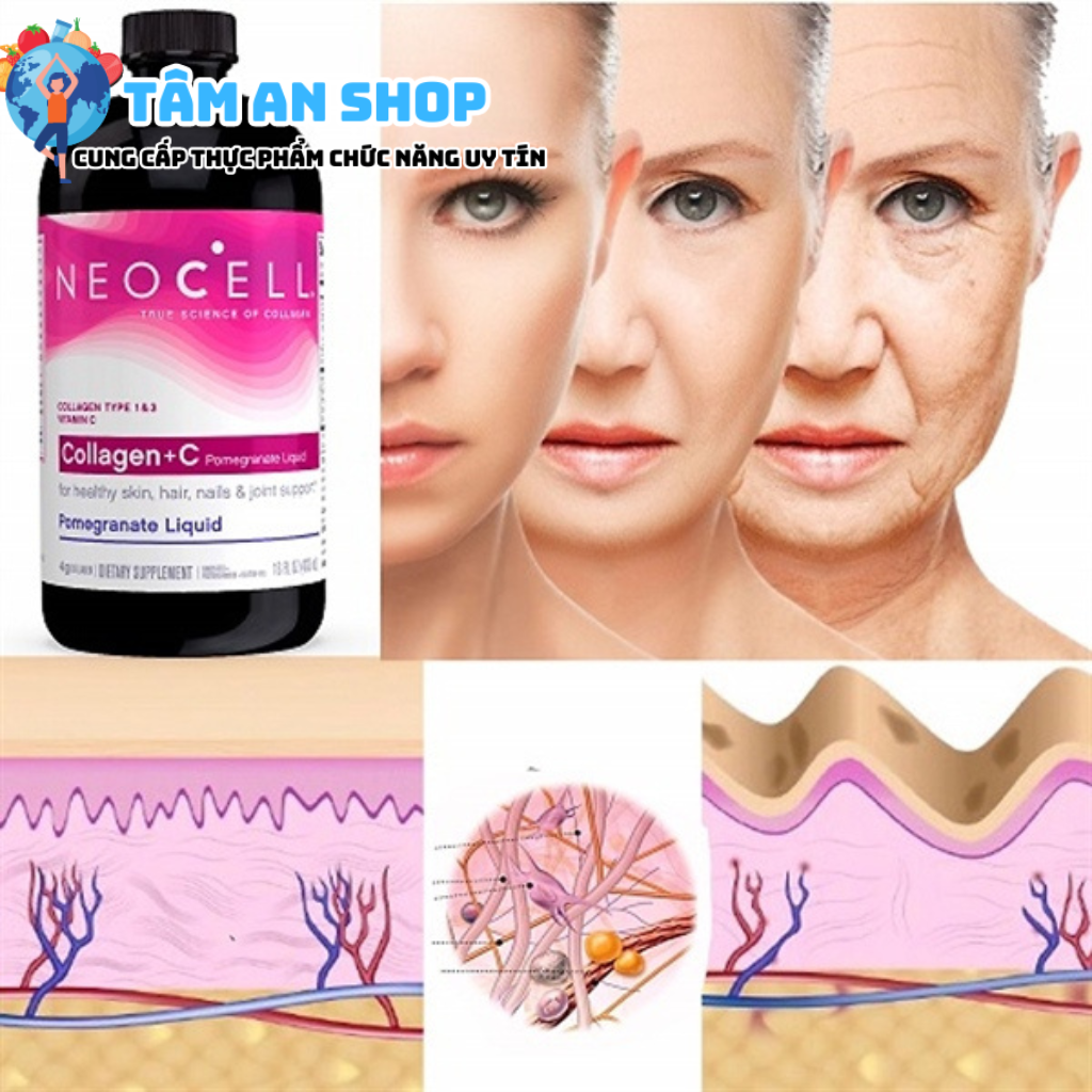 Neocell Collagen giúp cải thiện và duy trì độ ẩm cho da
