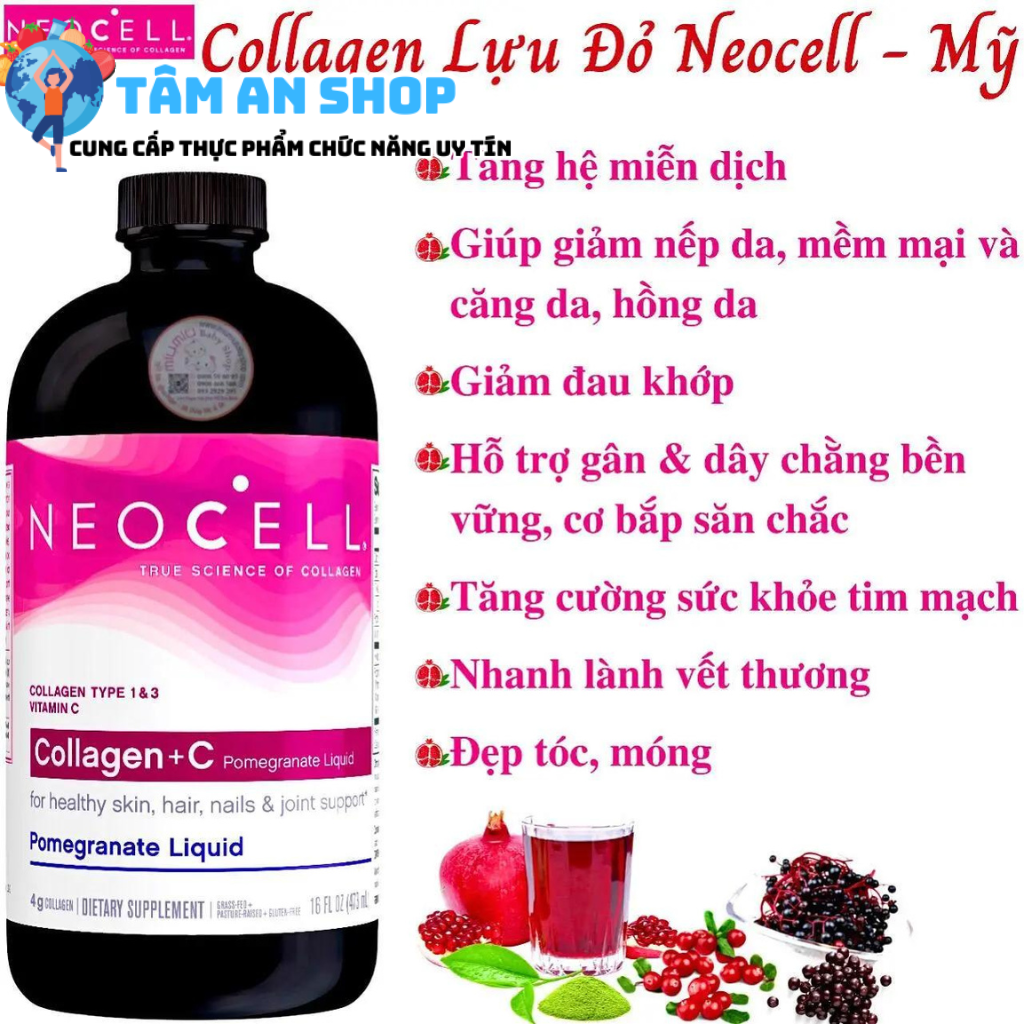 Công dụng của Neocell Collagen