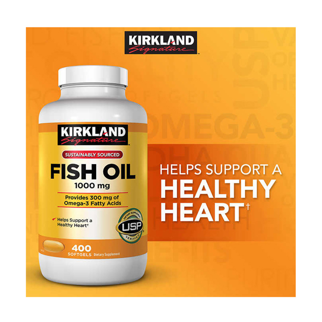 Dầu cá Kirkland hỗ trợ toàn diện cho sức khỏe cơ bắp, xương và hệ miễn dịch