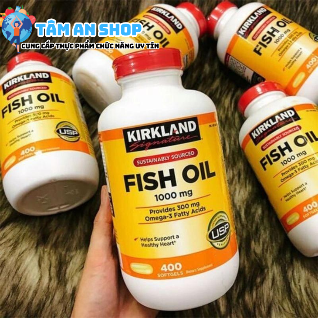Omega-3 Fish Oil Kirkland – nguồn dưỡng chất đẳng cấp đến từ lòng biển cả!