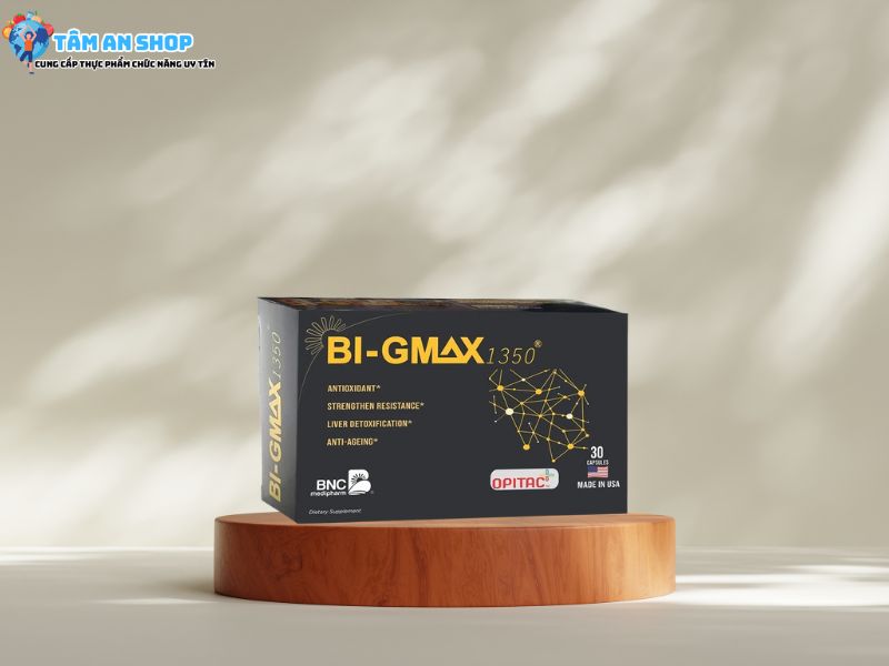 Độ tuổi sử dụng Bi - Gmax (hộp 30 viên)