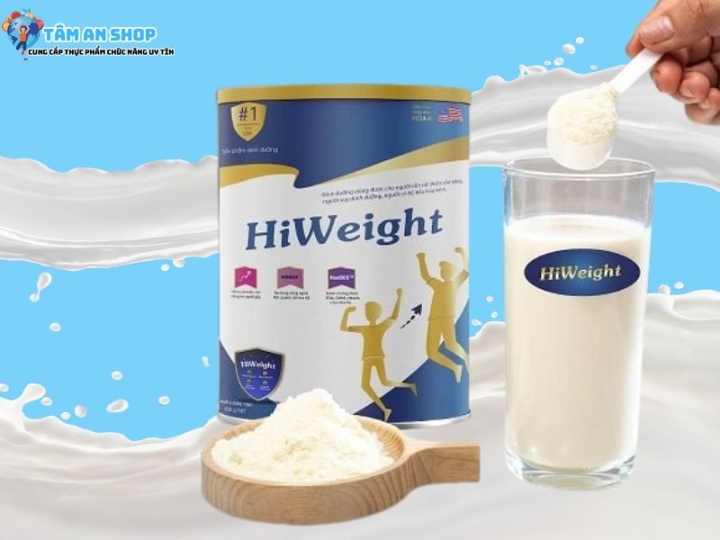 Độ tuổi sử dụng sữa HiWeight 