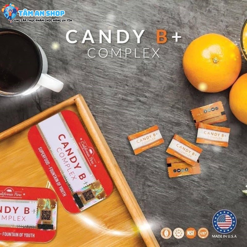 Kẹo ngậm Candy B nguồn gốc Hoa Kỳ
