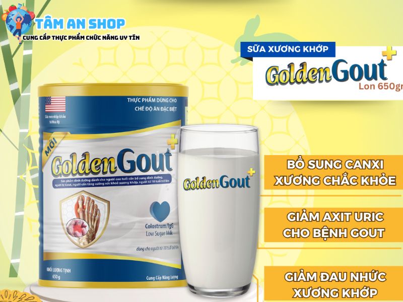 Lợi ích khi dùng sữa golden Gout