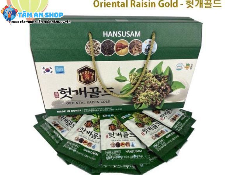 Nước bổ gan Hàn Quốc Hansusam Oriental Raisin Gold
