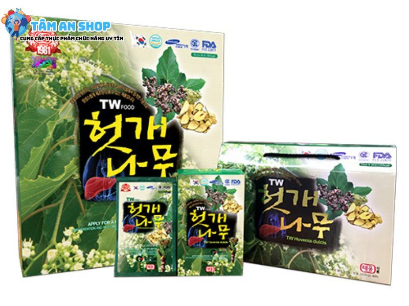 Sản phẩm giải độc Hovenia Dulcis Hàn Quốc
