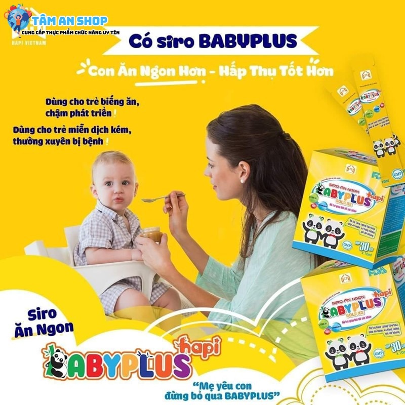 Siro Baby Plus dành cho trẻ còi xương