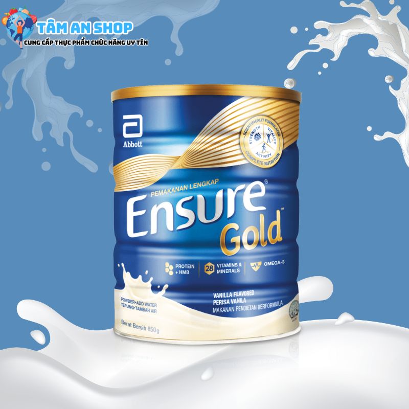 Sữa Ensure gold một ngày uống mấy ly