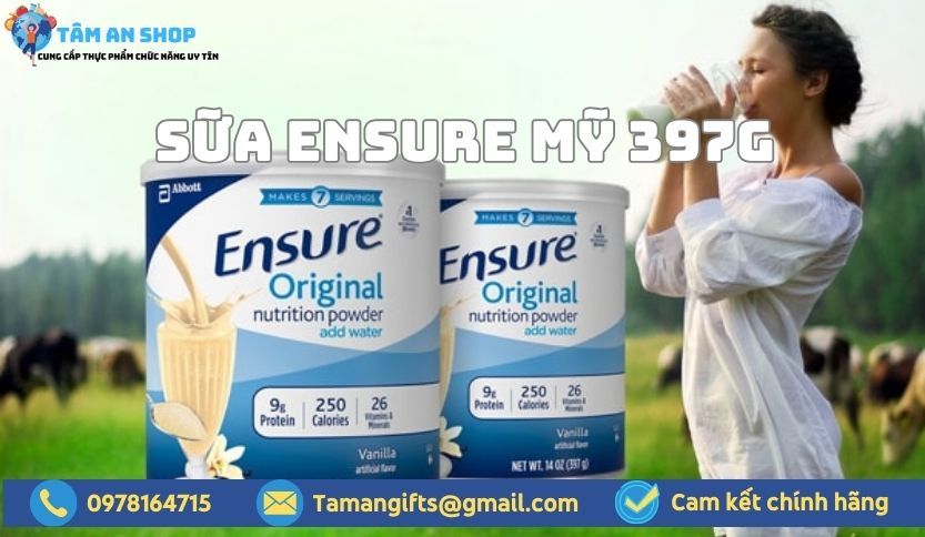 Sữa Ensure Mỹ 397g