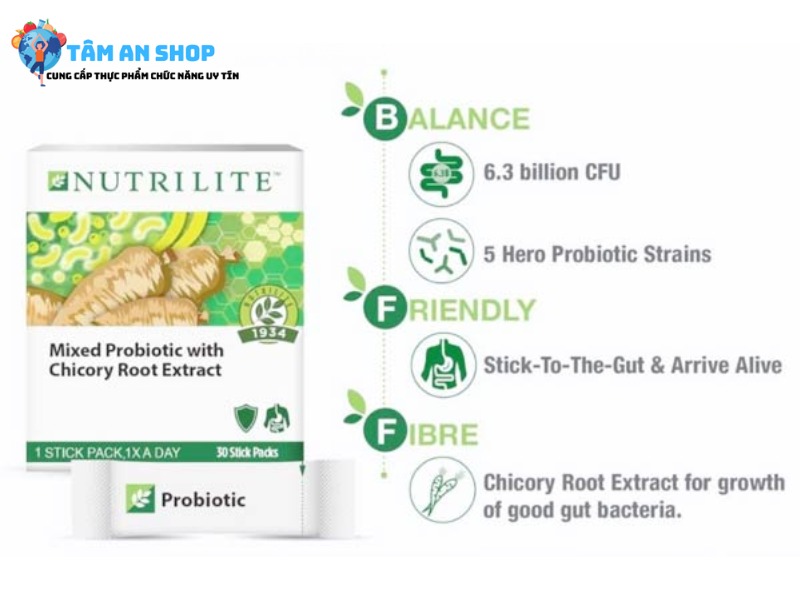 Công dụng của Nutrilite Probiotic hỗ trợ tiêu hóa