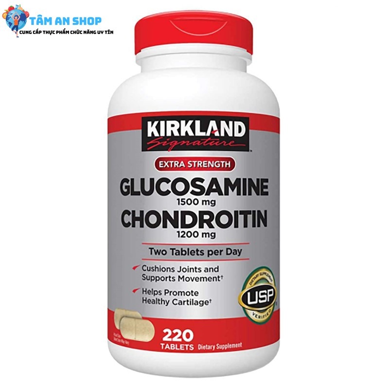 Glucosamine Chondroitin Kirkland hàng chính hãng
