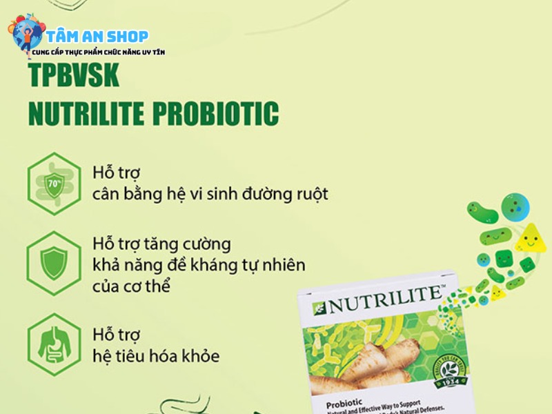 Nutrilite Probiotic cải thiện nhu động ruột