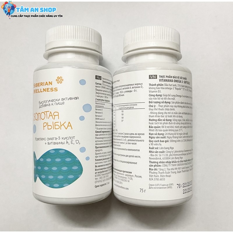 Omega - 3 VitaMama chứa nhiều dưỡng chất