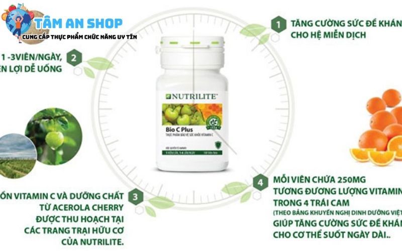 Amway Nutrilite Bio C Plus hỗ trợ chăm sóc sức khỏe
