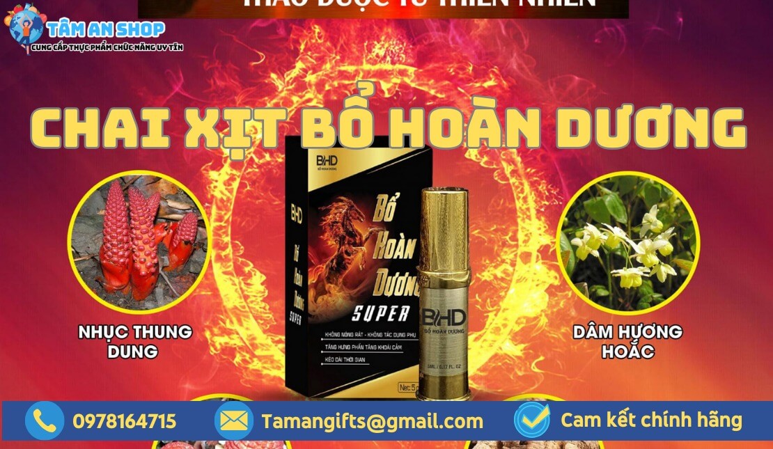 Chai xịt bổ hoàn dương