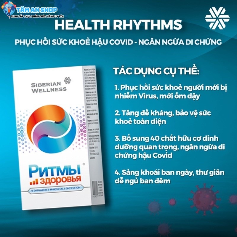 Công dụng của Siberian Healthy Rhythms Wellness