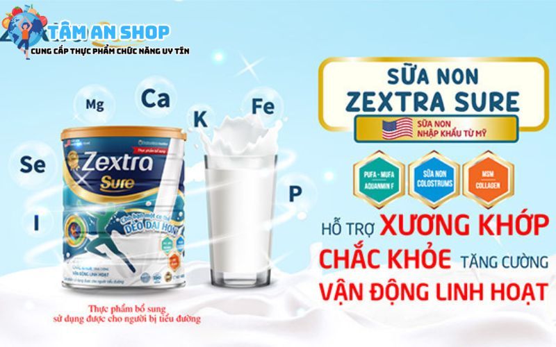 Công dụng của sữa non zextra sure
