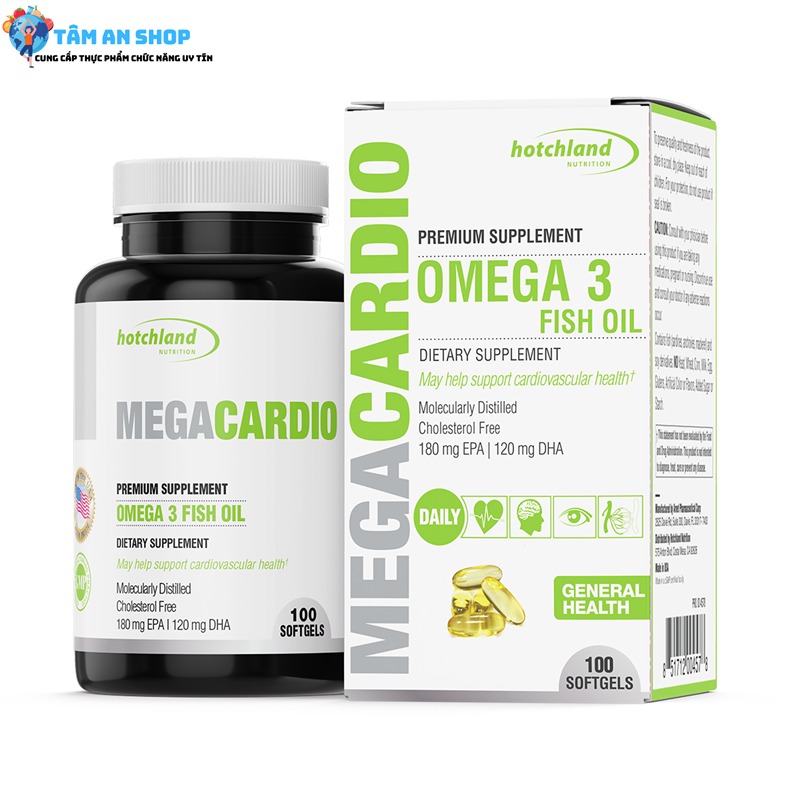 MegaCardio Omega-3 Fish Oil với nhiều công dụng