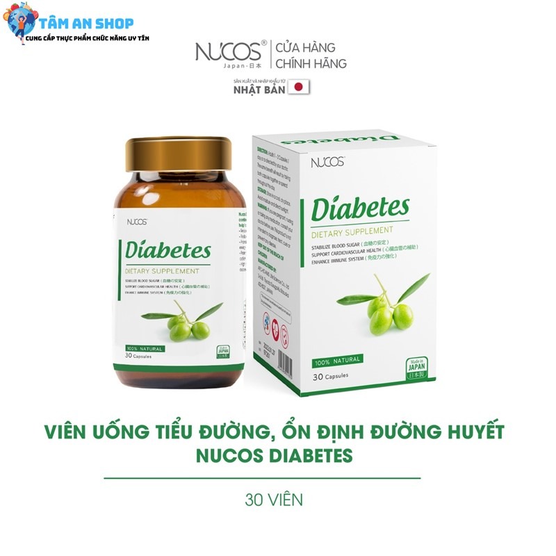 Nucos Diabetes với nhiều công dụng