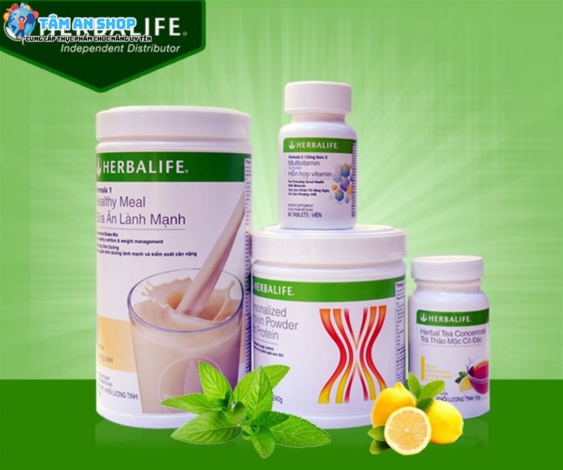 Dòng sản phẩm của Herbalife chất lượng tốt